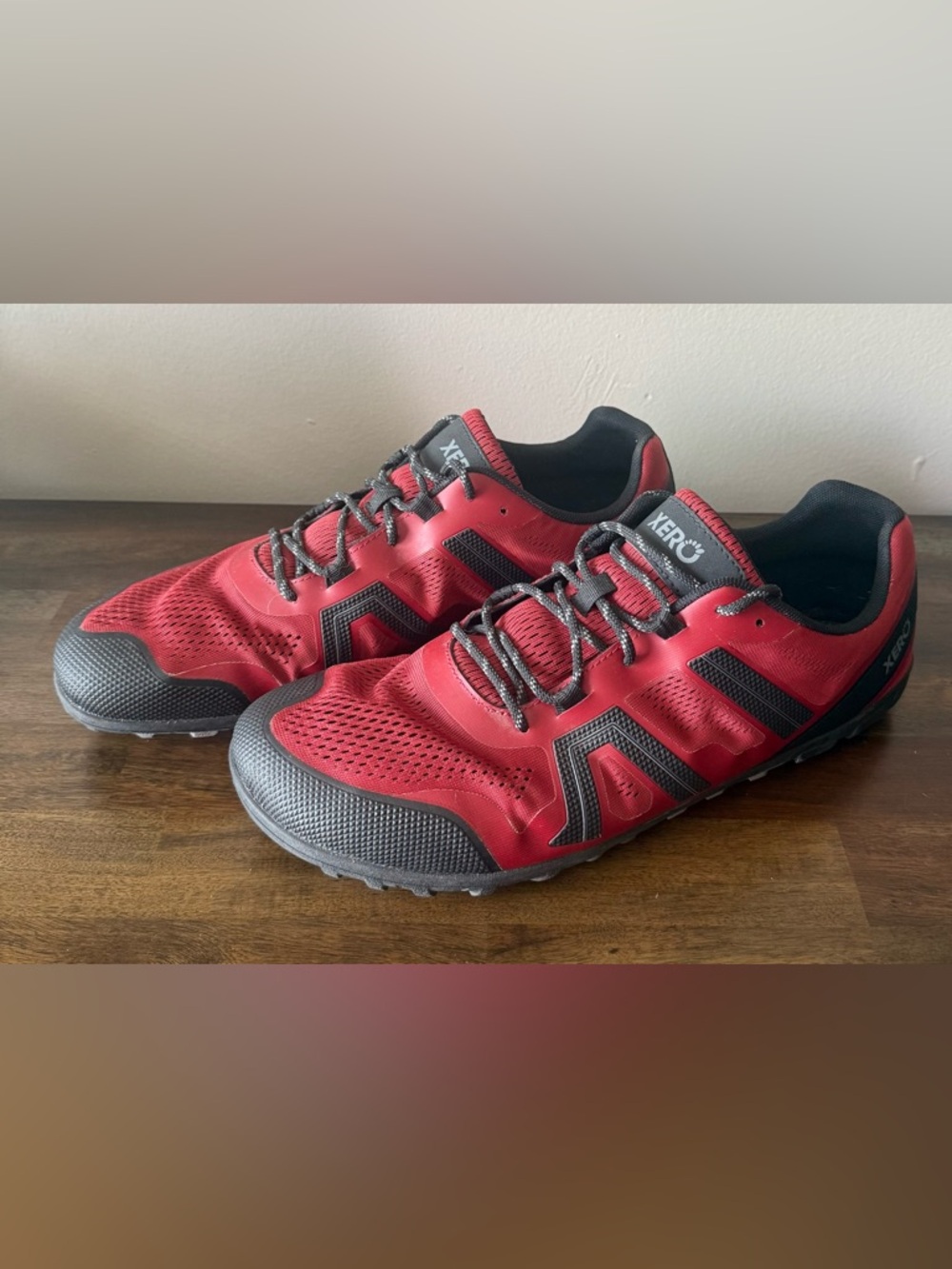 XERO SHOES Barefoot Running Sneakers Mesa Trail Men’s Sz 15 Moab Red